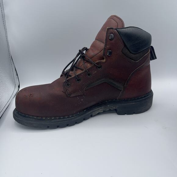 Red Wing Shoes 2226 DynaForce Steel Toe Work Boots Size 13 E Brown USA Safety main image 9